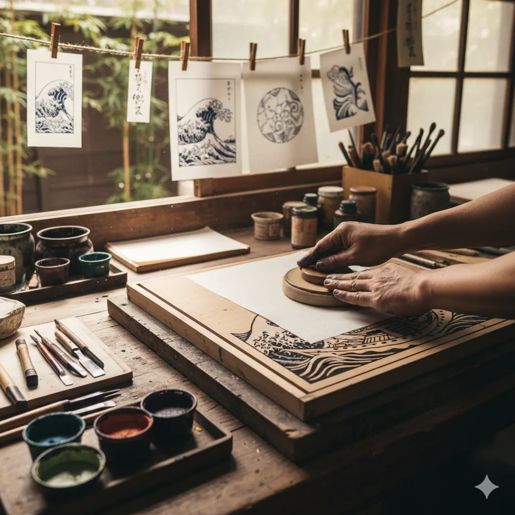 Handmade printing process